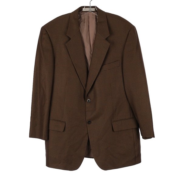 John Nordstrom Vitale Barberis Canonico Houndstooth Suit Jacket 100% Cashmere - Picture 1 of 9
